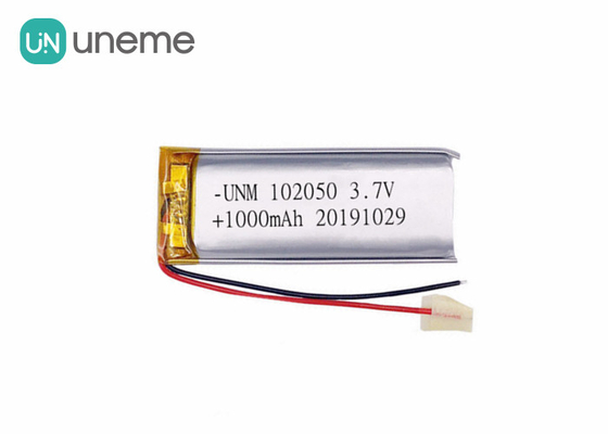 el polímero de litio IEC62133 modificado para requisitos particulares batería UN38.3 de 3.7V 1000mAh 102050 certificó