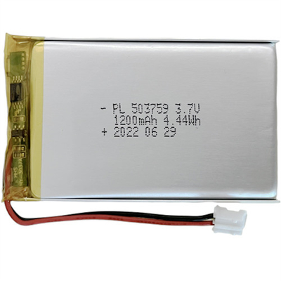 batería recargable 503759 del polímero de litio de 3.7V 1200mAh para el jugador de la consideración