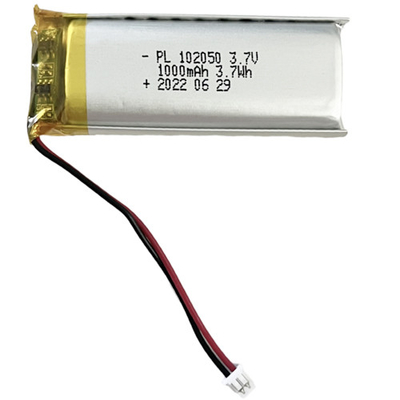 batería recargable 102050 del polímero de litio de 3.7V 1000mAh para los productos de belleza