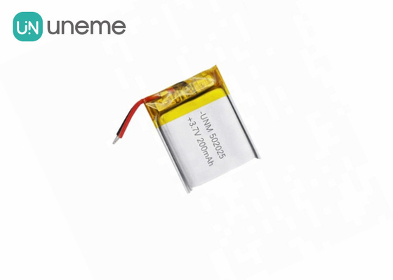 batería de encargo 502025 3.7V 210mAh del polímero de litio de 5.1*19.5*24m m con los CB IEC62133